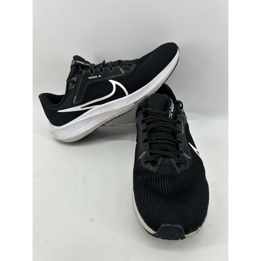 Nike Air Zoom Pegasus 40 DV3853-001 Black Running Sneakers Men's Size 10
